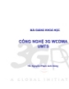 Bài giảng: Công nghệ 3G WCDMA
